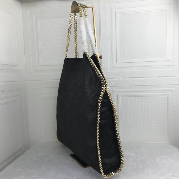NWT Stella Mccartney Falabella Tote Bag Black - Picture 7 of 16